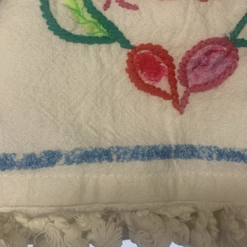 Anthropologie “ your so radish” dish towel